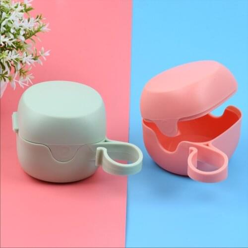Portable Infant Kids Pacifier Box PP Plastic Nipple Holder Case Travel Storage Box Baby Pacifier Box Nipple Case