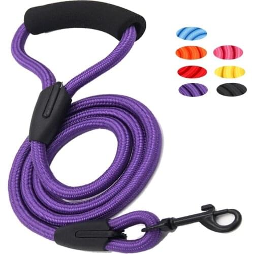 Dog leash running walk train for small and medium Leashes dogs leash rope nylon Tenacity 7 colors 4 sizes