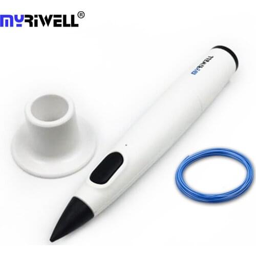 Myriwell New 3D Printing Pen DIY Drawing Pen Low temperature 3D Pen 1.75mm PCL Filament for Kids Creative Toy Birthday Gift