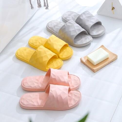 New couple summer bathroom sandals and slippers thick wear-resistant non-slip mens sandals women indoor house home slippers