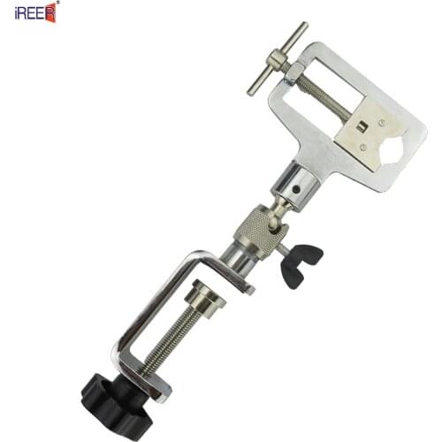 Practice locksmith tool Exercise Clip Adjustable Metal Practice Lock Vise HUK 360 Degree Rotating Clamp Adjustable Softcover