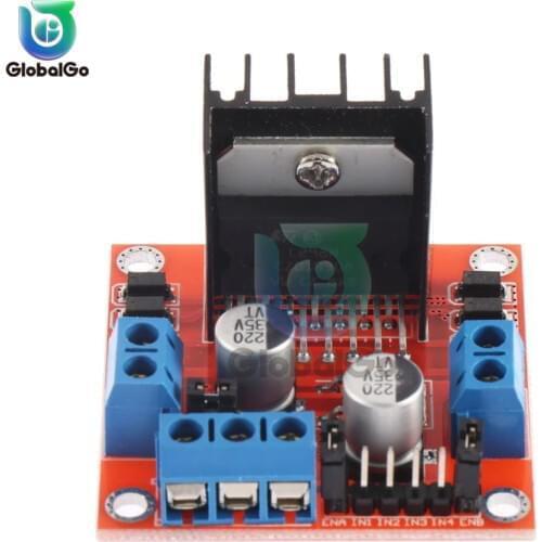 10pcs/Lot L298N driver board module L298 stepper motor smart car robot breadboard peltier High Power