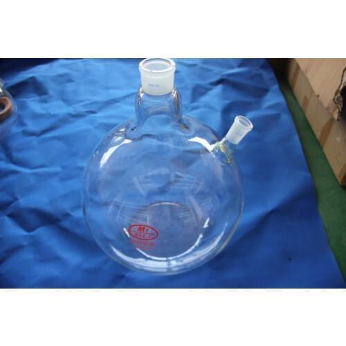 20000ml(20L) 2-neck flat bottom flask, Central joint 40/38, side Joint 24/40,heavy wall (Lab instrument)