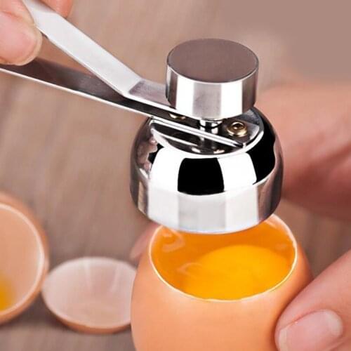 304 Stainless Steel Egg Scissors Topper Shell Cutter Opener Boiled Raw Egg Open Creative Kitchen Tool