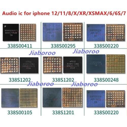 5pcs 338S00509 338S00411 338S00248 338S00295 338S00105 338S00220 338S1285 338S1201 338S1202 338S00494 Audio ic for iphone 6-12