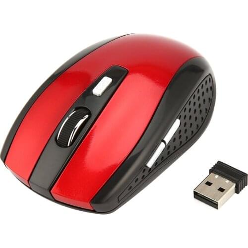 2.4GHz Wireless Mouse Portable Intelligent Gaming Mouse Optical Rolling Gamer Plastic Mice USB Receiver For PC Laptops Computer