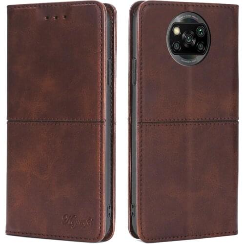 Case For Xiaomi Mi Poco X3 NFC Case Magnetic Wallet Leather Cover for Mi Poco X3 NFC 6.67inch Stand Coque Phone Cases M2007J20CG