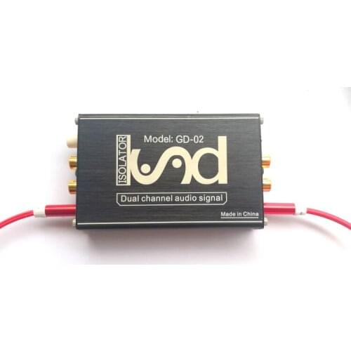Gd-02 Audio Isolator Eliminating Current Acoustic Noise Reduction Filtering Signal Common Ground Anti Jamming Noise Canceller