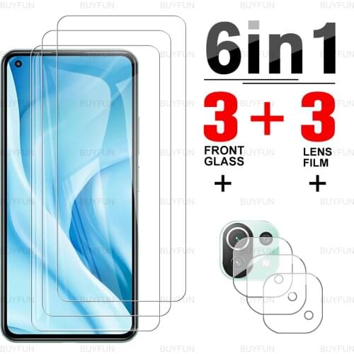 Camera Screen Protector For Xiaomi xaiomi mi11 lite 5g 6.55'' Full Cover HD Safety Tempered Glass for xiaomi xioami mi11 lite