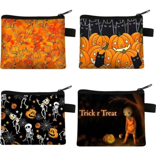 Happy Halloween Candy Bag Gift Cookie Bags Childrens wallet Bags Halloween Party Decoration Supplies