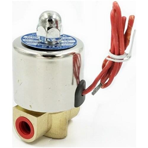 2WG025-08 G1/4'' Solenoid Valve Normally Closed 2/2 Way Pneumatic Valve AC220V AC380V DC24V