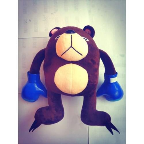 Anime Japan Jujutsu Kaisen Original Tsukamoto Jugai Boxing Bear Plush Doll Stuffed Toys Xmas Gift