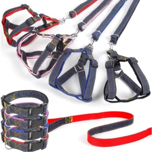 Cat Collar Harness Leash Adjustable Nylon Pet Traction Cat Kitten Dog Halter Collar gato Cats Products Pet Harness Belt