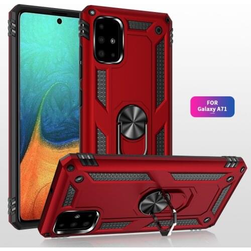For Samsung Galaxy A71 5G A91 M80S S10 Lite Cases Shockproof Armor Case Ring Stand Bumper Phone Back Cover For A71 Phone Cases
