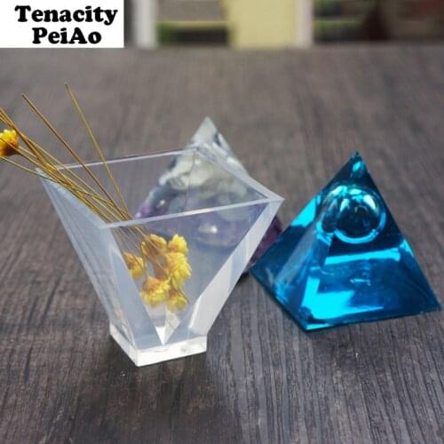 5 Sizes Dries Flower Transparent Silicone Mold for UV Epoxy Resin Decorative Craft Molds Jewelry Making Tools