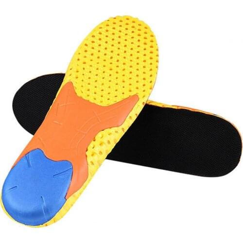 2Pcs Sports Insoles Honeycomb Shock Absorption EVA Unisex Non-slip Shoe Pads for Running Soles Pad Orthotic Breathable Cushion