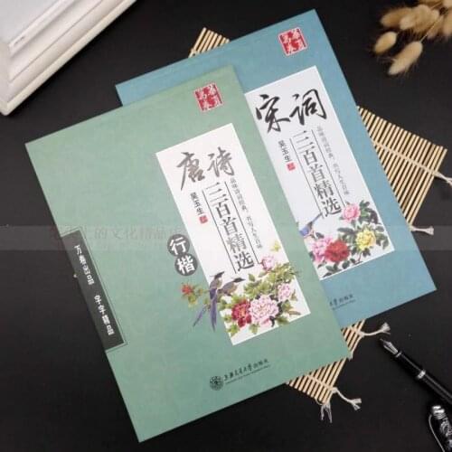 Tang Poetry Song Ci Copybook Wu Yusheng Xing Running Regular Script Copybook Adult Fountain Pen Practice Copybook