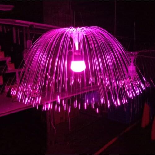 60CM Outdoor Fiber Optic LED String Fairy Light Holiday Wedding Christmas Fairy String Light Simulation Jellyfish Lamps