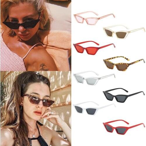 Women Vintage Cat Eye Sunglasses Retro Eyewear Fashion Ladies Man