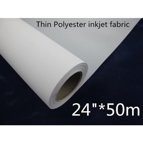 120gsm 24" polyester waterproof canvas/inkjet printing cloth for banner making
