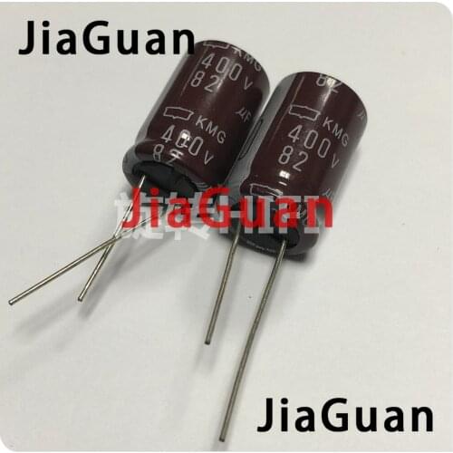 10pcs NEW NIPPON 400V82UF KMG 16X25MM NCC electrolytic Capacitor 82UF 400V CHEMI-CON 400V 82UF