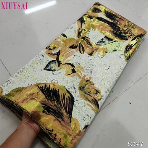 2021 Latest Design African Brocade Jacquard Lace Fabric French Lace Fabric High Quality Nigerian Lace Fabric For Dress Sew