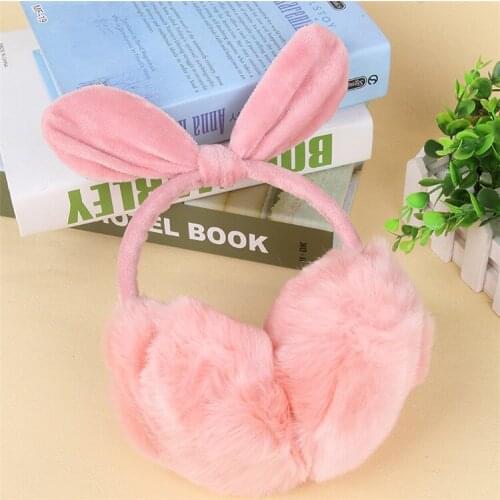 Ear warmers Women Ladies girl sweet Plush Fluffy Warm fur earmuffs Earlap ear cover ear muffs orejeras Winter freeshipping