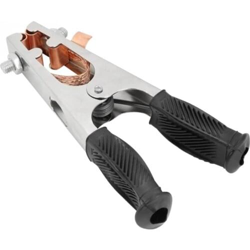 500A Electroplated Ground Clamp Copper Welding Earth Clip for Manual Welder US Type Manual Welder Ground Clamp