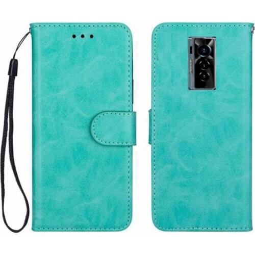 For Tecno Phantom X AC8 6.7" 2021 Wallet Case High Quality Flip Leather Protective Phone Support Cover
