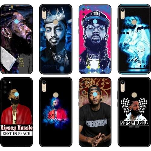 Black tpu Case For Honor 8a Prime 8s 9 10X Lite 9A 9C 9X Premium Pro 9S Case Cover Rapper Nipsey Hussle