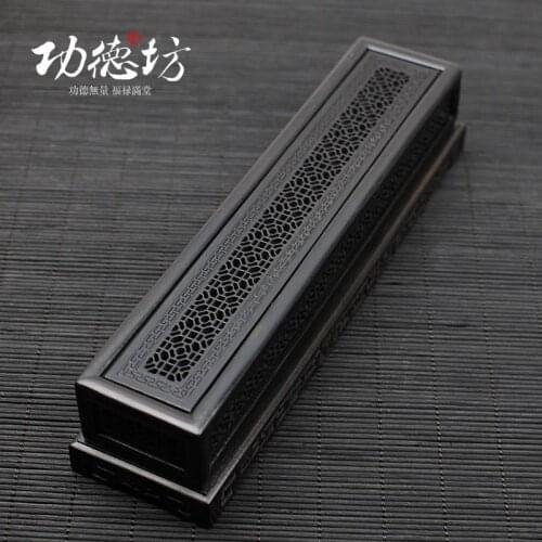 Wooden incense heaters Tan hollow classic violet lying incense burners heavy oil burner with a base of sandalwood incense