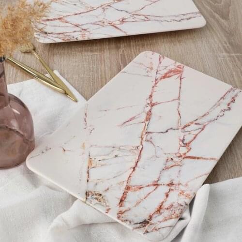 Brown Marble SIERA Dessert Plate 31cm 2 pcs