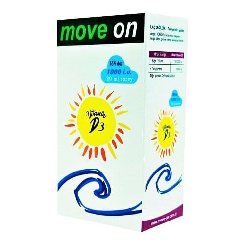 Move On Vitamin D 1000 I.u. 20 ml Spray