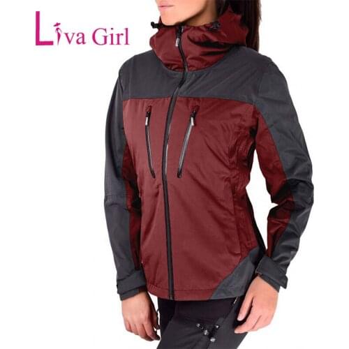 LIVA GIRL Women Plus Size Windbreak Jacket Coats 2020 Casual Color Block Ladies Hooded Outwear Parka Jackets Lightweight Coat 2X