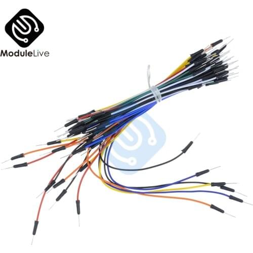 65pcs Breadboard Jumper Cables For Arduino Jump Code Wire Kit Set Breadboard Wires Connector Wholesales