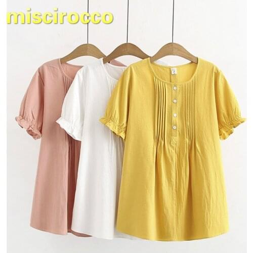 Maternity Clothings 4XL Cotton Shirt Summer Women Top Pregnant Womens Short Sleeve Big Size Shirt Maternity Shirt working