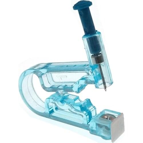 1 Pcs New Healthy Safety Asepsis Disposable Unit Ear Nose Body Studs Piercing Gun Piercer Tool Set