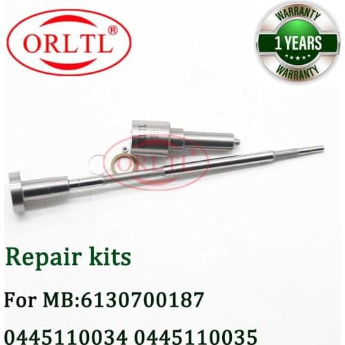 Diesel Injector Repair Kits VALVE FOOVC01001 Nozzle DLLA156P889 For 0445110035 0986435012 0986435030 0445110034