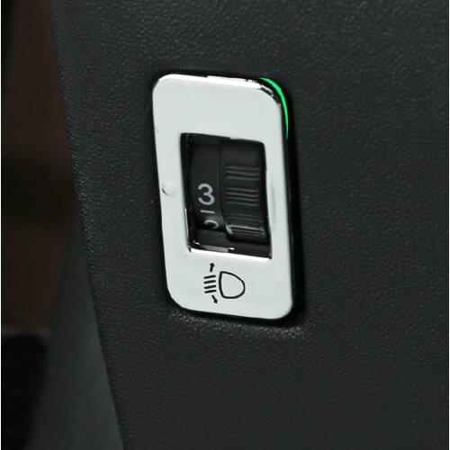 Car styling Chrome Headlight Adjustment Sticker Headlight Adjust Decoration Sequin Trim for Peugeot 2008 208 3008 2014 - 2015