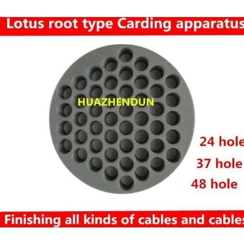 Category 5 and category 6 cable arrangement and carding device Lotus root type Cable wire wrapper Computer room tools Carding