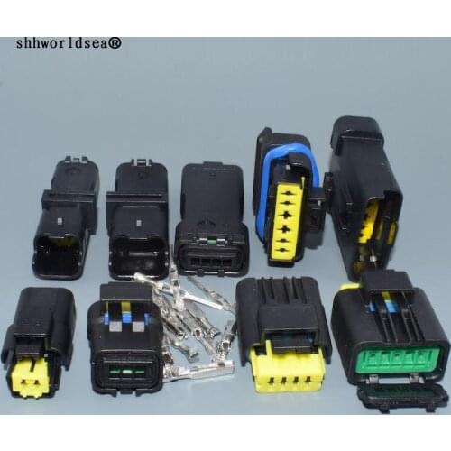 Worldgolden 1set 2/3/4/5/6P 211PC02280081 211PC022S0049 Female Male Car Sensor Connector Turn Light FO Lamp plug For Auto Truck