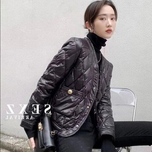 New Fashion Women Short Down Jacket White Duck Down Jackets Spring And Autumn Casual Style Coats Female Outwear