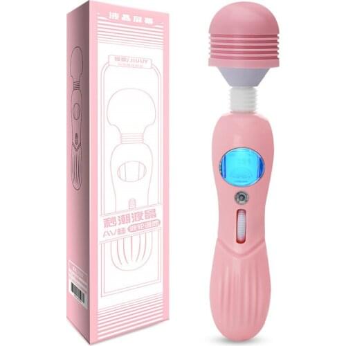 Big AV Stick Huge Magic Wand Vibrators For Women USB Charge Female G Spot Massager Clitoris Stimulator Adult Sex Toys For Wom L1