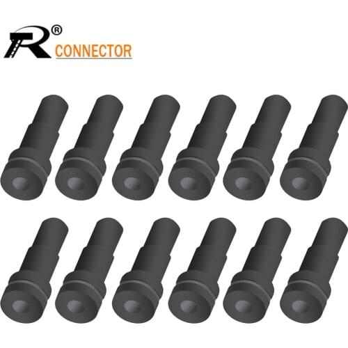 12pcs/lot Jack 3.5MM Connector 6MM 4MM Cable Protecting Tail Jacket Protection Filling Sleeve Tail for 3.5mm Connector