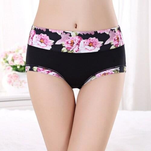 3Pcs Underwear Women Panties Culotte Femme Cotton Briefs Print Sexy Panties Women Calcinhas Lingeries G-string Panty Girls