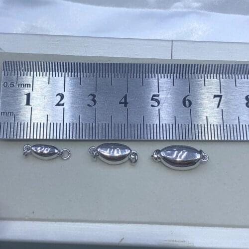 Nice Quality S925 Sterling Silver Pendant Necklace Bracelet Clasp Hook NO PEARLS 5pcs/lot