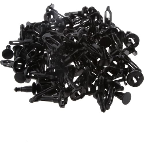 50Pcs Car Nylon Clips Plastic Push Type Front Bumper Cover Retainer Fastener Clasp Clamp Clips For Lexus Toyota