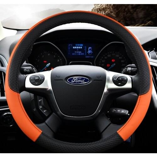 Car Steering Wheel Protective Auto Parts Suitable for Ford focus 2 restyling transit focus mk3 ka mondeo mk3 transit Cover