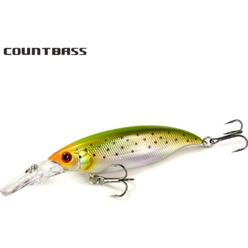 Countbass 80mm 11.9g Floating LBO Crankbait Fishing Lures Diving Depth 2m Chatterbait Wobbler Hardbait La Peche Au Leurre