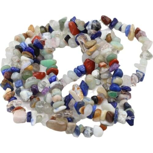 5-8mm Natural Agates Stone Gravel Beaded Irregular Freeform Chip Loose Beads For Jewelry Making DIY Necklace Bracelet